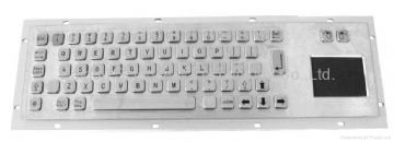 Industrial Metal Keyboard With Touchpad Kb6g